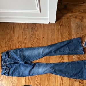 Abercrombie flare jeans, size 24 super soft like new